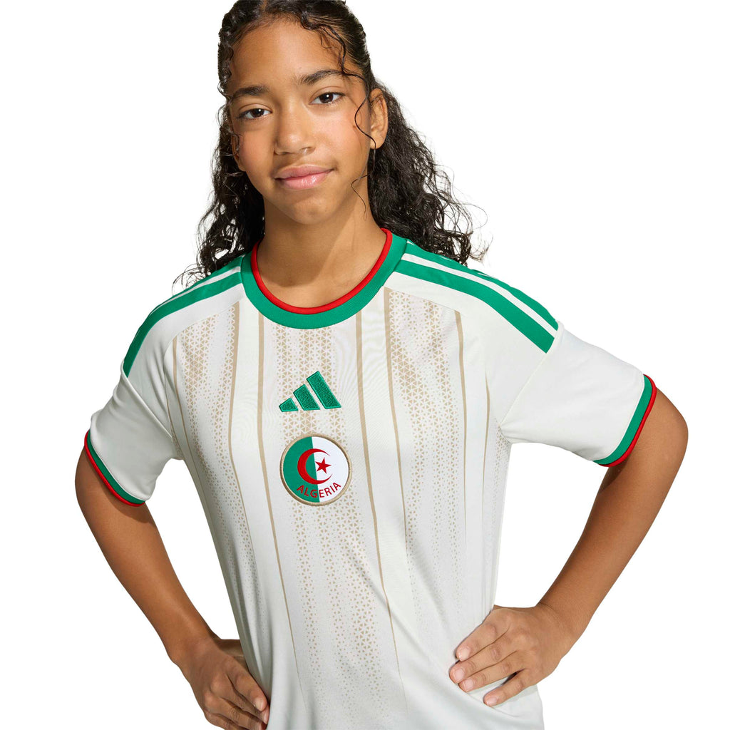 Algeria National Team FIFA Adidas Youth White 2026 Replica Home Jersey product image 8, provided for visual reference and