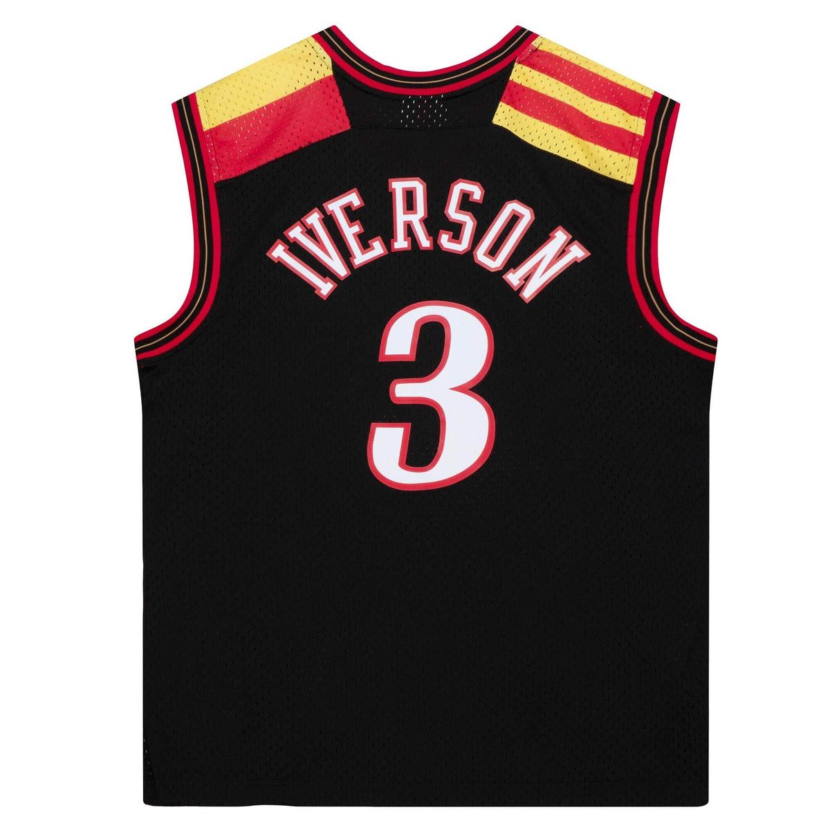 Allen Iverson Philadelphia 76ers NBA Mitchell & Ness Men Black 2006-07 Hardwood Classics Swingman Jersey product image 1,