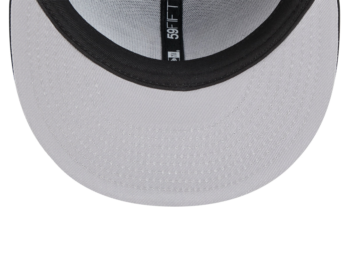 Anaheim Ducks NHL New Era Men Black 59Fifty Core Fitted Hat product image 7, provided for visual reference and product