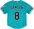 Andre Dawson Florida Marlins MLB Mitchell & Ness Men Teal 1995 Authentic BP Jersey product image 1, provided for visual