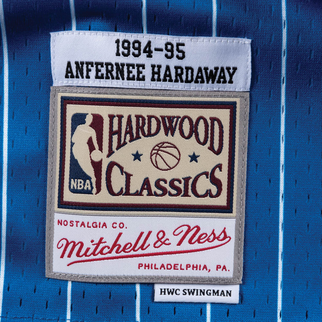 Anfernee Hardaway Orlando Magic NBA Mitchell & Ness Men Royal Blue 1994-95 Hardwood Classics Swingman Jersey product image