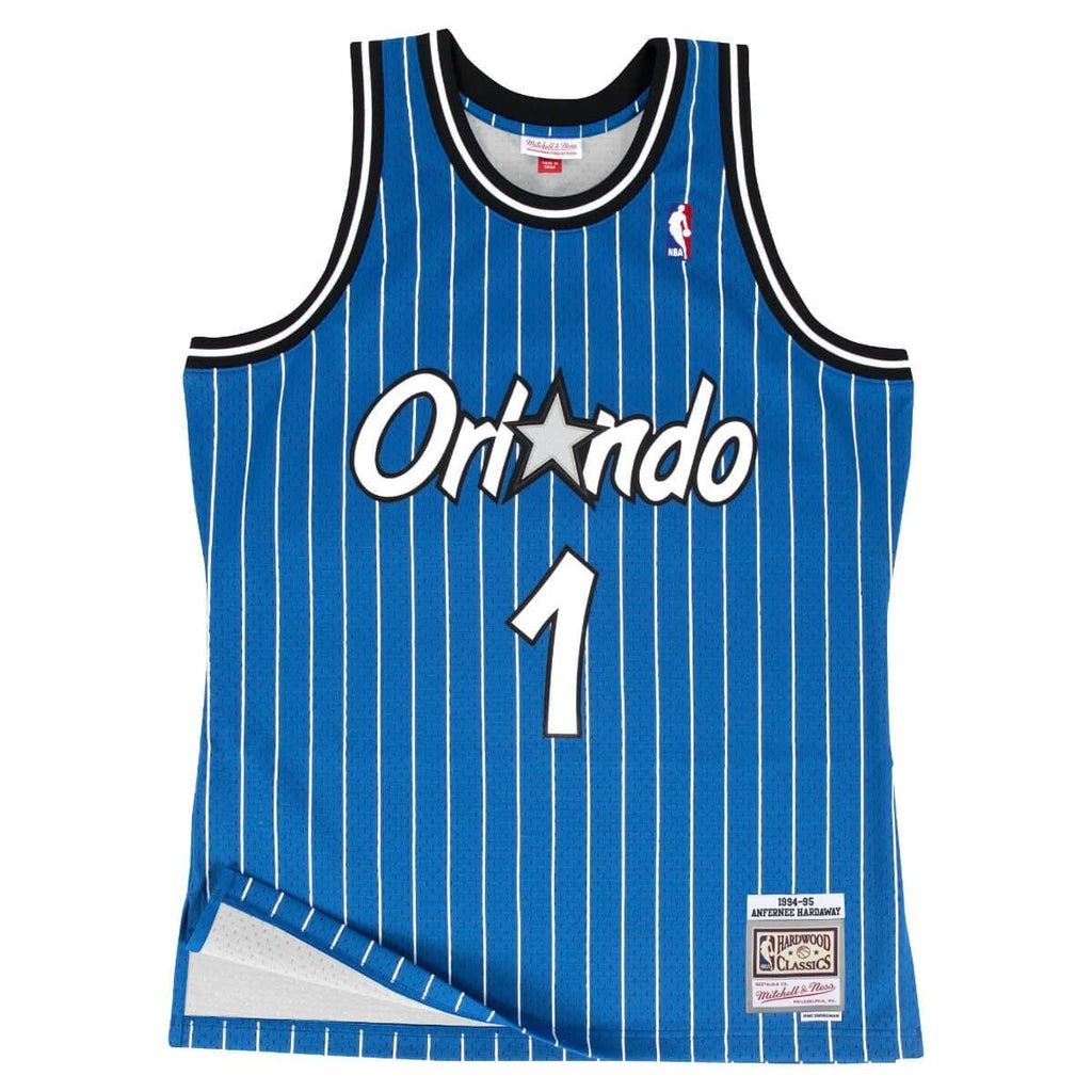 Anfernee Hardaway Orlando Magic NBA Mitchell & Ness Men Royal Blue 1994-95 Hardwood Classics Swingman Jersey product image