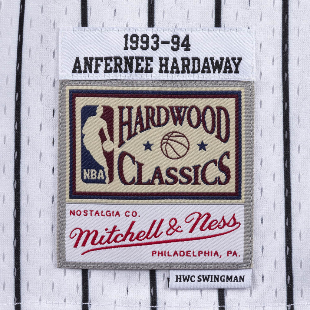 Anfernee Hardaway Orlando Magic NBA Mitchell & Ness Men White 1993-94 Hardwood Classics Swingman Jersey product image 3,