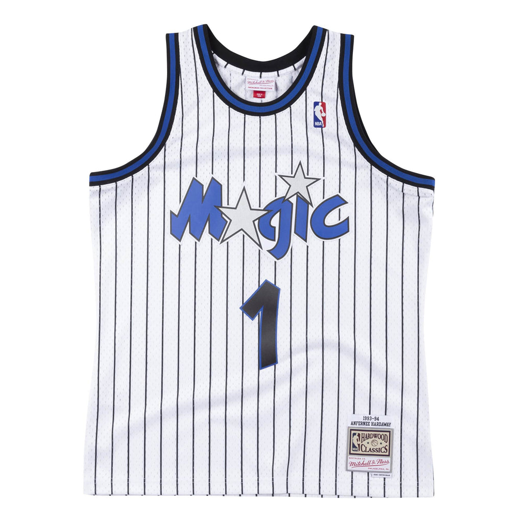 Anfernee Hardaway Orlando Magic NBA Mitchell & Ness Men White 1993-94 Hardwood Classics Swingman Jersey product image 2,