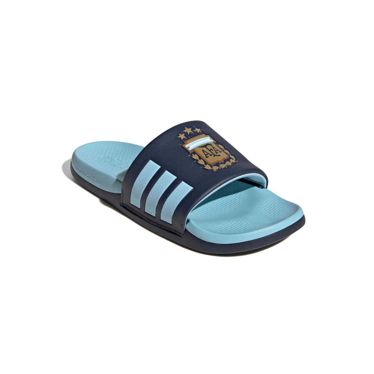 Argentina National Team FIFA Adidas Men Navy Adilette Comfort Sandals product image 4, provided for visual reference and