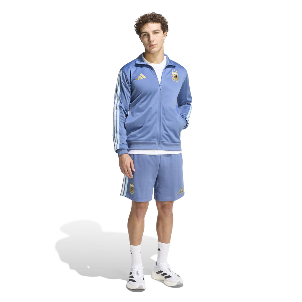 Argentina National Team FIFA Adidas Men Steel Blue DNA Track Top Jacket product image 4, provided for visual reference and