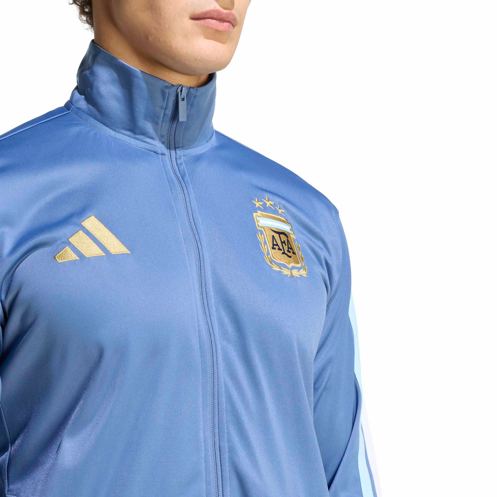 Argentina National Team FIFA Adidas Men Steel Blue DNA Track Top Jacket product image 6, provided for visual reference and