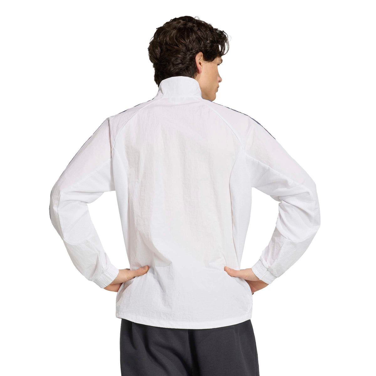 Argentina National Team FIFA Adidas Men White Anthem Jacket product image 4, provided for visual reference and product