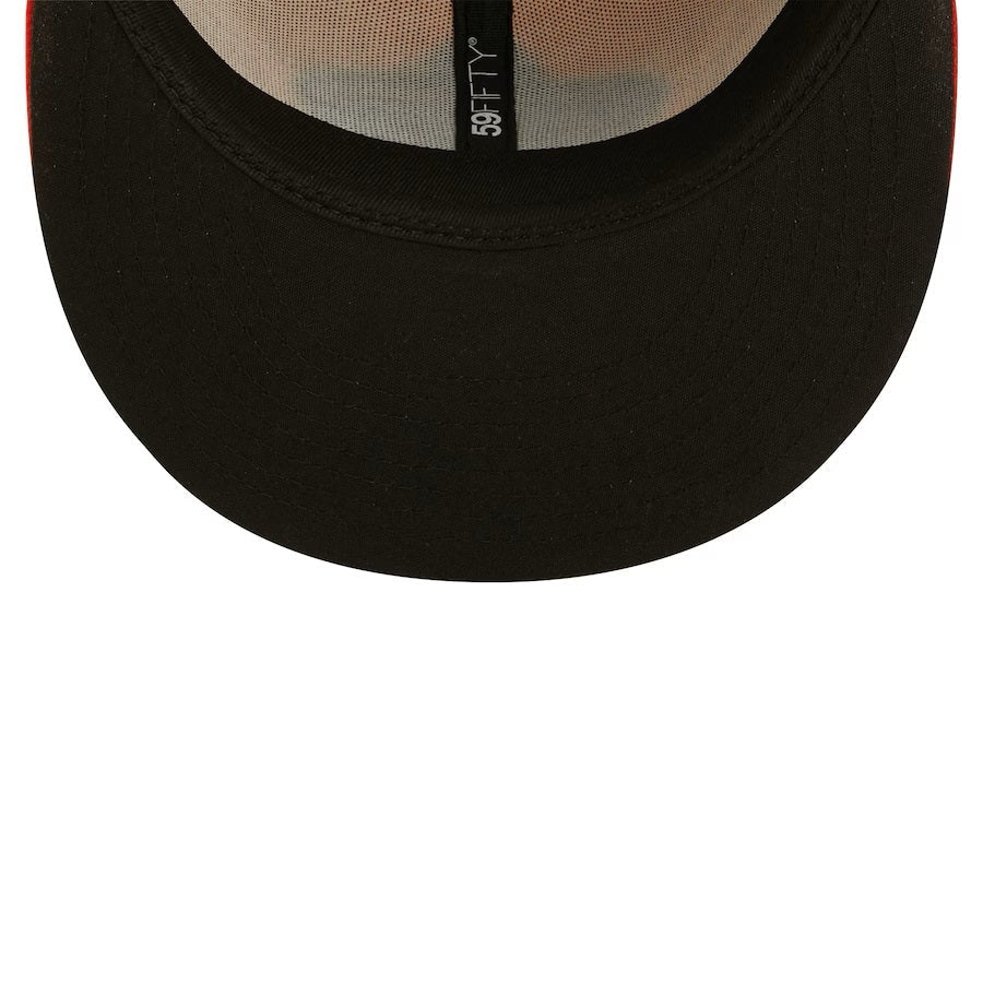 Arkansas Travelers MiLB New Era Men Yellow/Red 59Fifty Copa De La Diversion Fitted Hat product image 5, provided for visual
