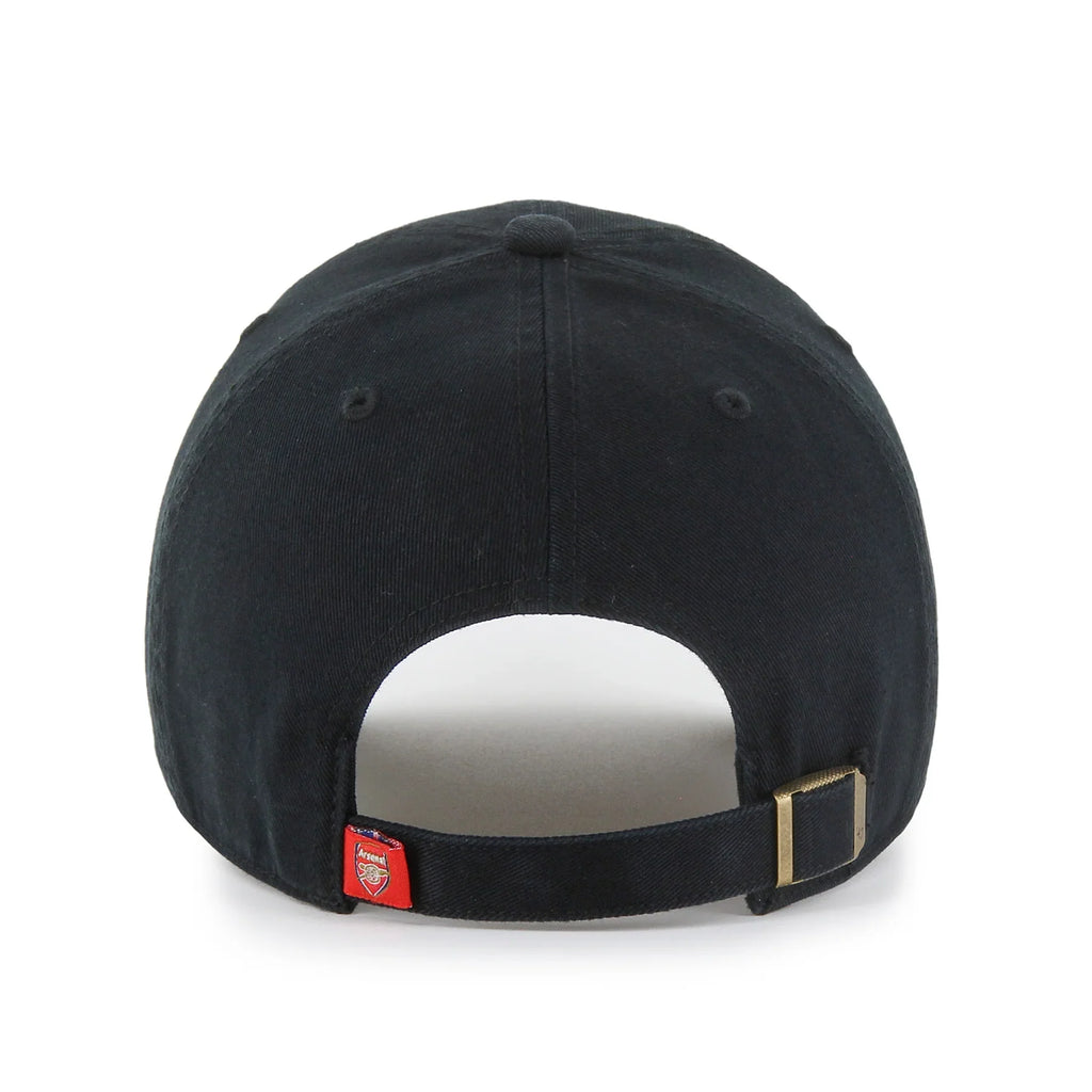 Arsenal FC EPL 47 Brand Men Black Clean up Alternate Adjustable Hat product image 2, provided for visual reference and