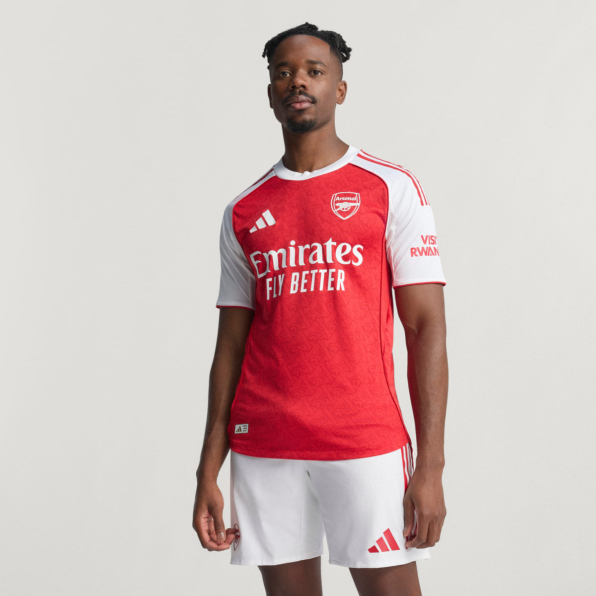 Arsenal FC EPL Adidas Men Red 2025/26 Authentic Home Jersey product image 5, provided for visual reference and product