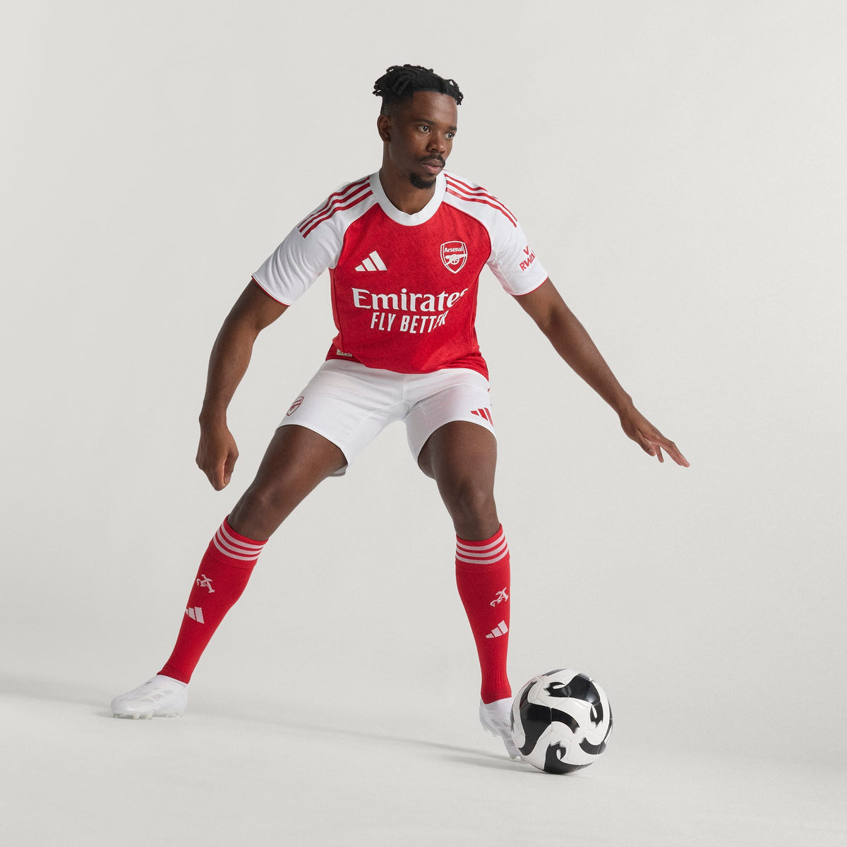 Arsenal FC EPL Adidas Men Red 2025/26 Authentic Home Jersey product image 7, provided for visual reference and product