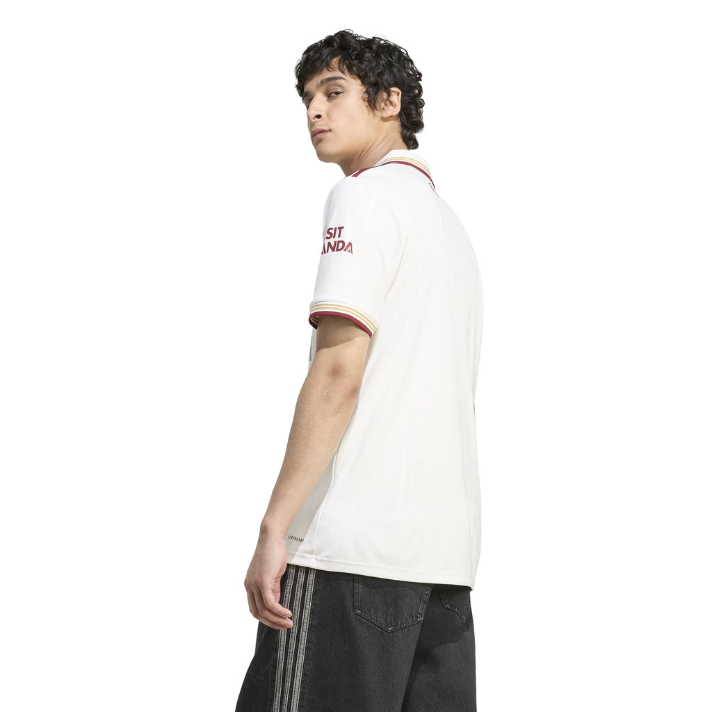 Arsenal FC EPL Adidas Men White 2025/26 Replica Third Jersey product image 4, provided for visual reference and product