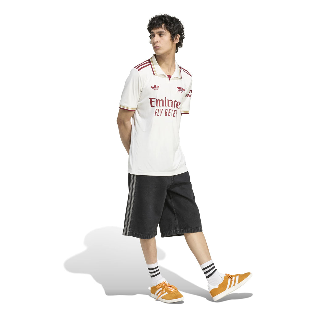 Arsenal FC EPL Adidas Men White 2025/26 Replica Third Jersey product image 5, provided for visual reference and product