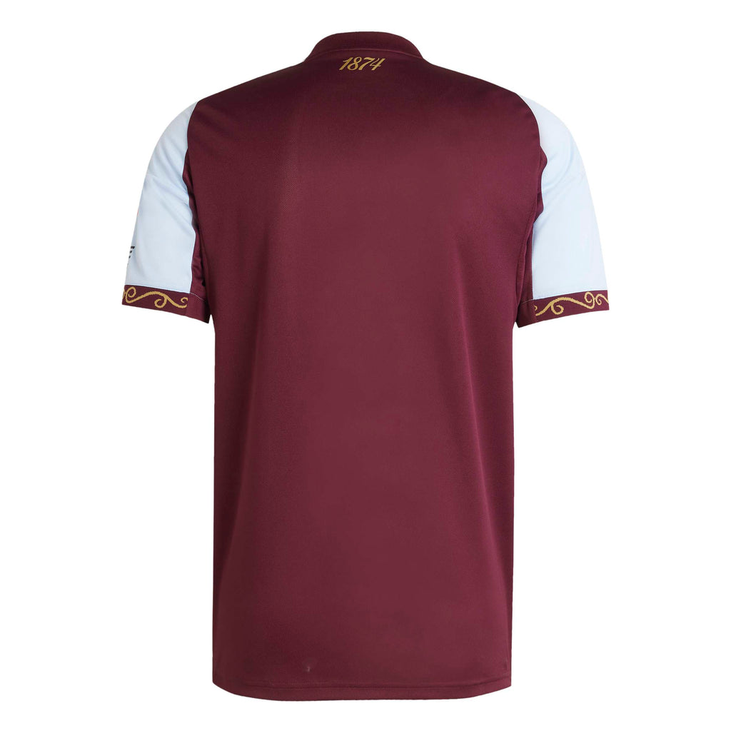 Aston Villa EPL Adidas Men Maroon 2025/26 Replica Home Jersey product image 2, provided for visual reference and product