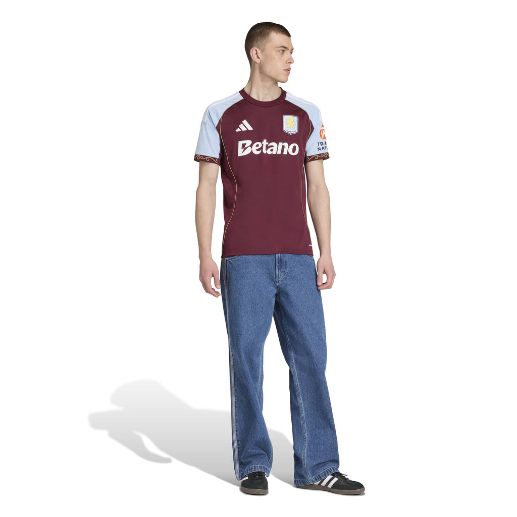 Aston Villa EPL Adidas Men Maroon 2025/26 Replica Home Jersey product image 5, provided for visual reference and product
