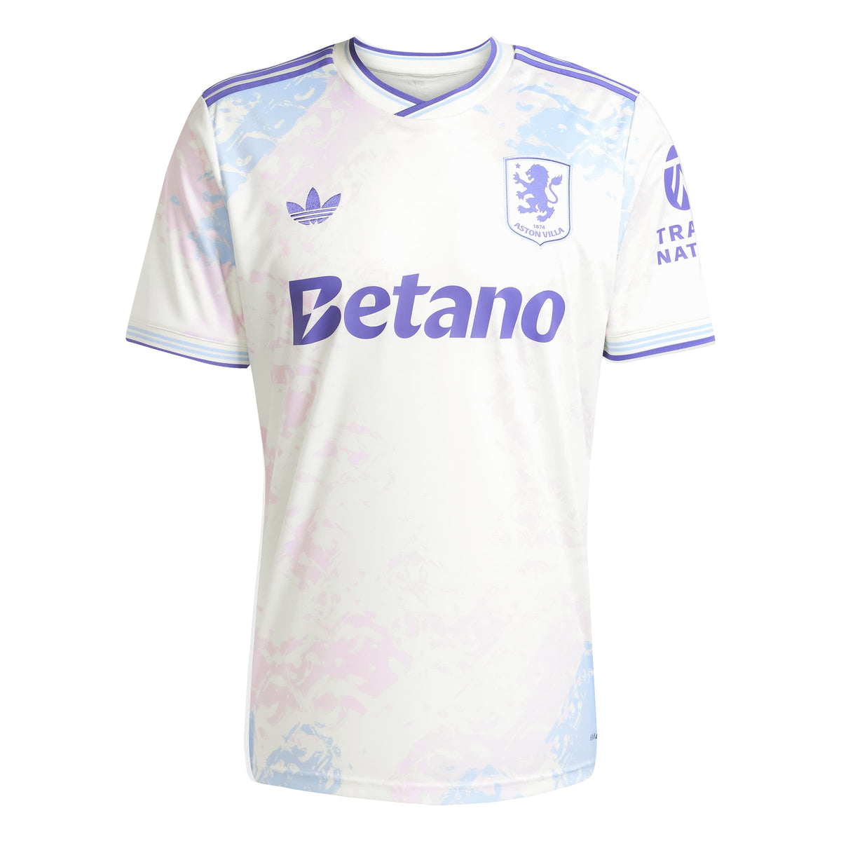 Aston Villa EPL Adidas Men White 2025/26 Third Replica Jersey product image 1, provided for visual reference and product
