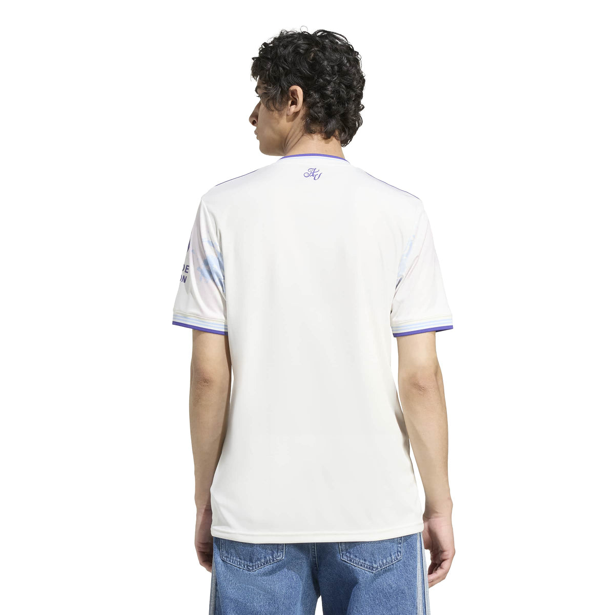 Aston Villa EPL Adidas Men White 2025/26 Third Replica Jersey product image 4, provided for visual reference and product