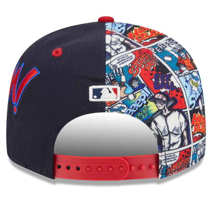 Atlanta Braves MLB New Era Men Red/Navy 9Fifty 2025 Diamond Hero Edition Snapback product image 2, provided for visual