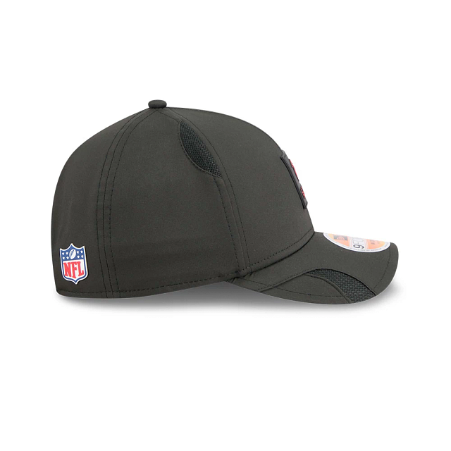 Atlanta Falcons NFL New Era Men Charcoal 9Forty 2025 Sideline M-Crown Snapback product image 6, provided for visual