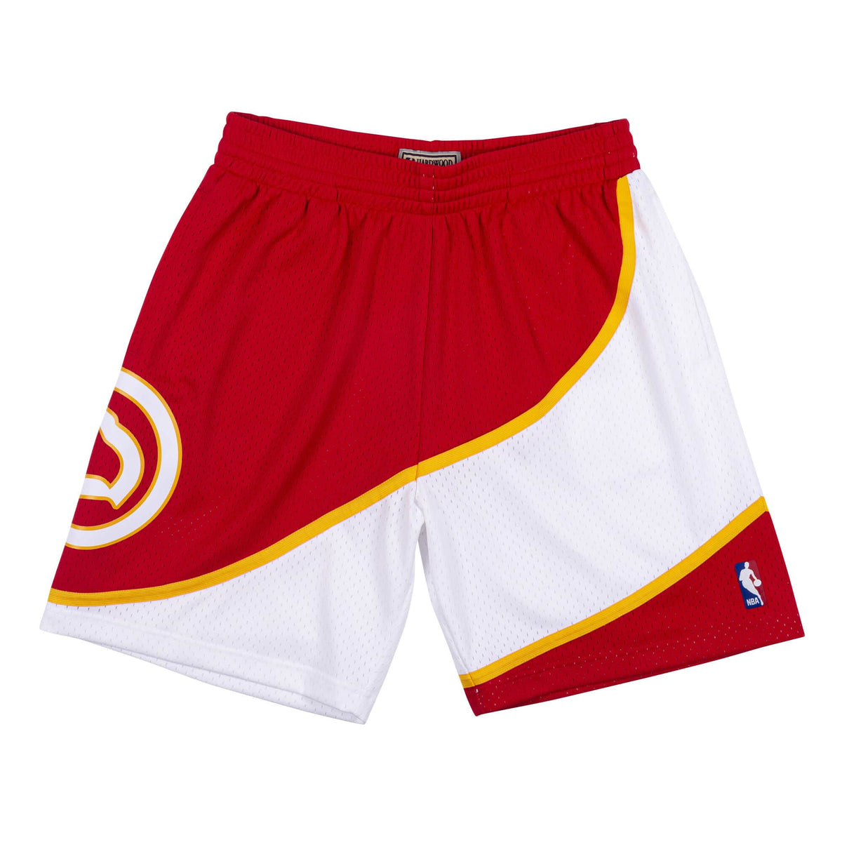 Atlanta Hawks NBA Mitchell & Ness Men Red 1986-87 Hardwood Classics Swingman Shorts product image 1, provided for visual