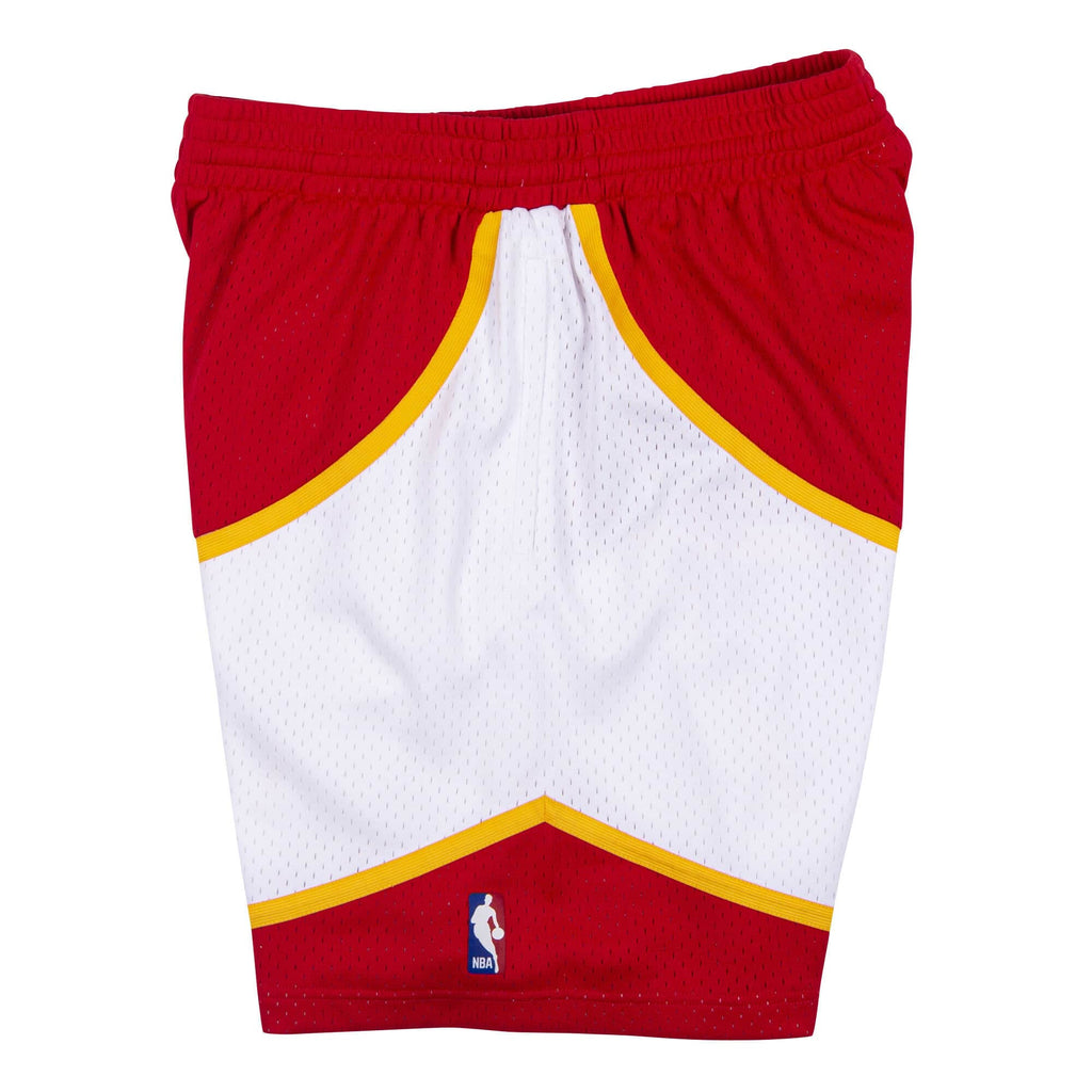 Atlanta Hawks NBA Mitchell & Ness Men Red 1986-87 Hardwood Classics Swingman Shorts product image 3, provided for visual