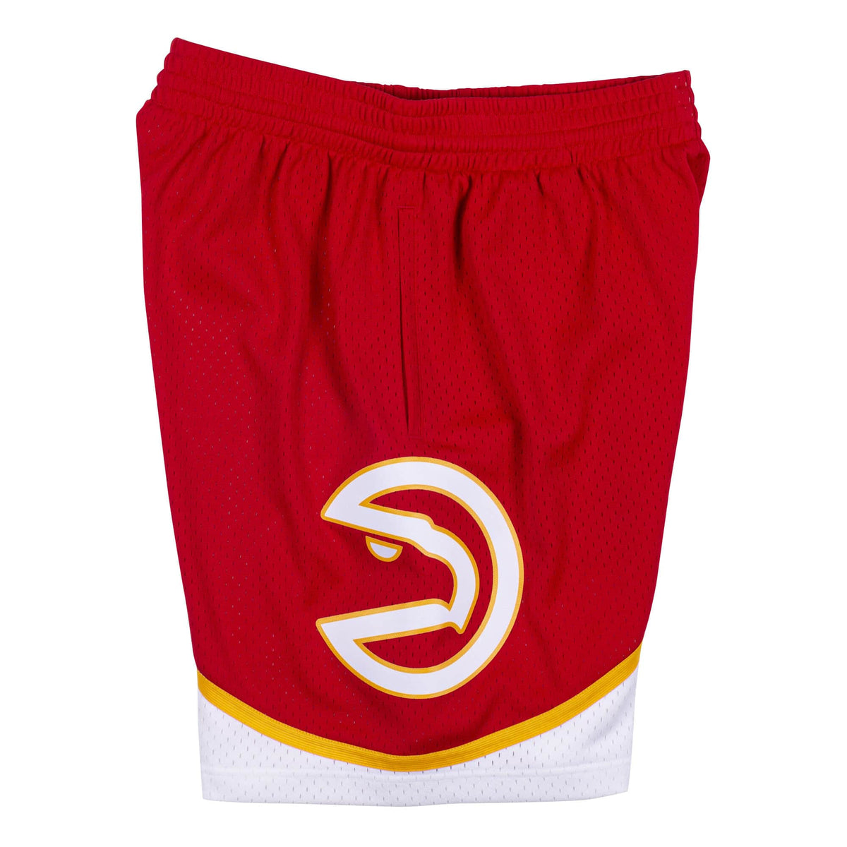 Atlanta Hawks NBA Mitchell & Ness Men Red 1986-87 Hardwood Classics Swingman Shorts product image 4, provided for visual