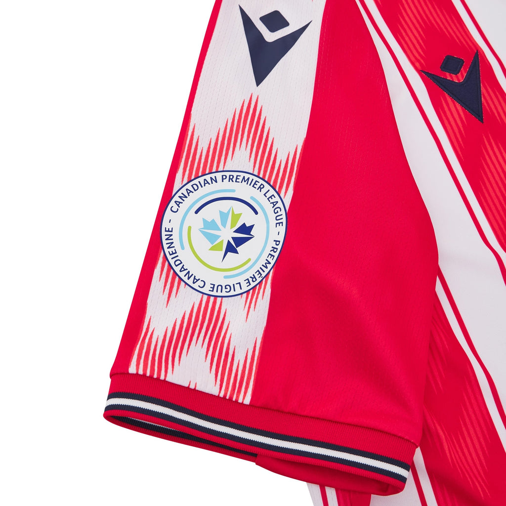 Atlético Ottawa CPL Macron Men Red 2025/26 Primary Match Jersey product image 4, provided for visual reference and product