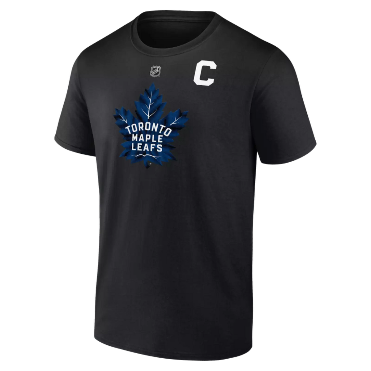 Auston Matthews Toronto Maple Leafs NHL Fanatics Branded Men Black Alternate Authentic T Shirt product image 2, provided for