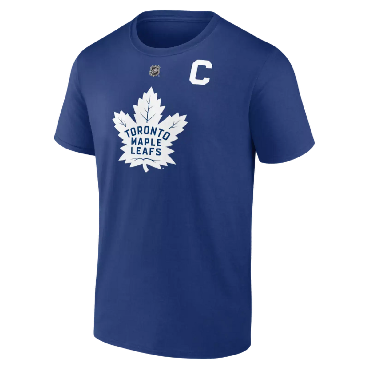 Auston Matthews Toronto Maple Leafs NHL Fanatics Branded Men Royal Blue Authentic Captain T-Shirt product image 2, provided