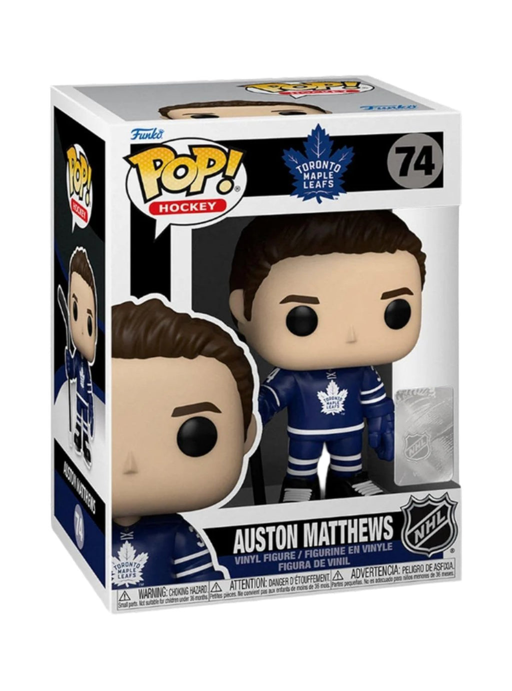 Auston Matthews Toronto Maple Leafs NHL Funko Home Uniform POP Vinyl Figure S7 product image 1, provided for visual