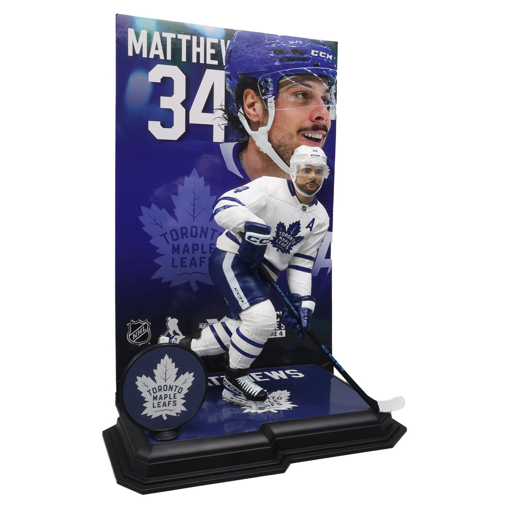 Auston Matthews Toronto Maple Leafs NHL McFarlane Toys Away Uniform Legacy Series 7" Action Figure product image 2, provided