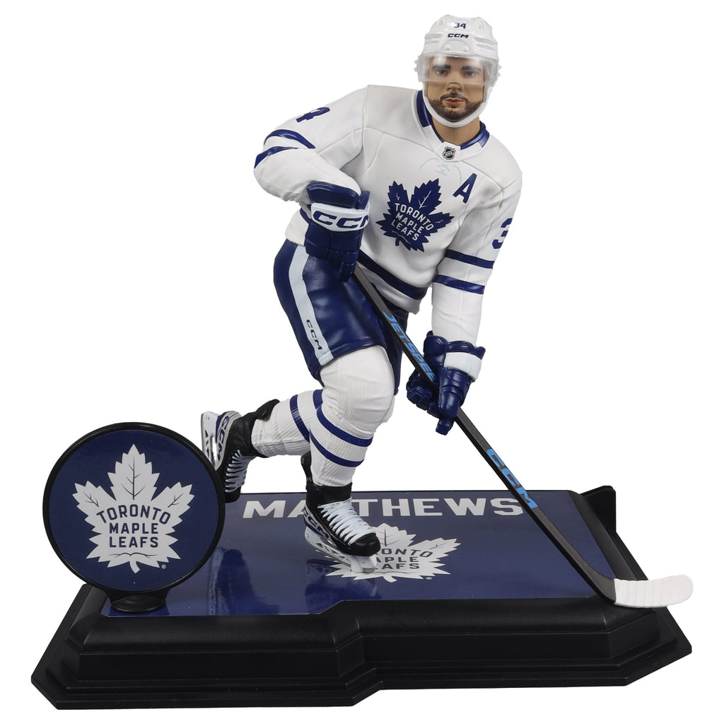 Auston Matthews Toronto Maple Leafs NHL McFarlane Toys Away Uniform Legacy Series 7" Action Figure product image 3, provided