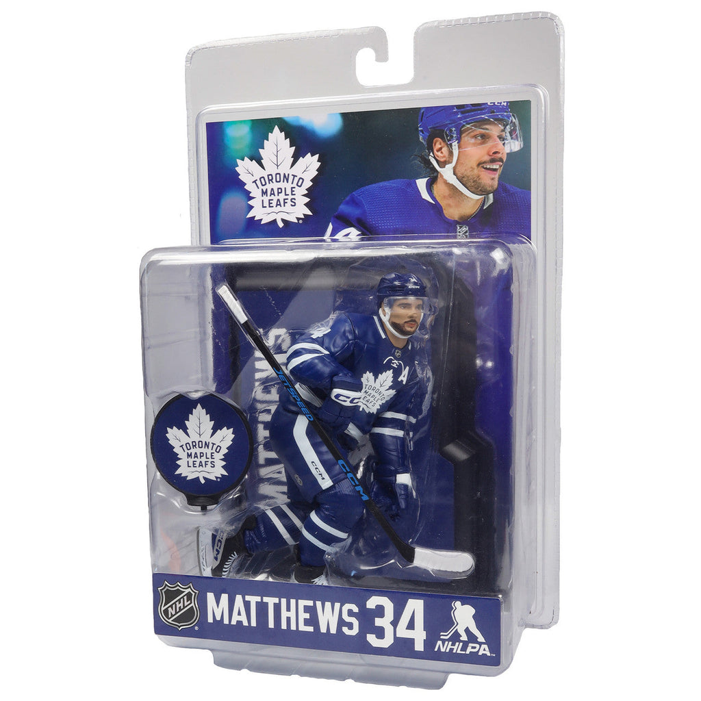 Auston Matthews Toronto Maple Leafs NHL McFarlane Toys Home Uniform Legacy Series 7" Action Figure product image 7, provided