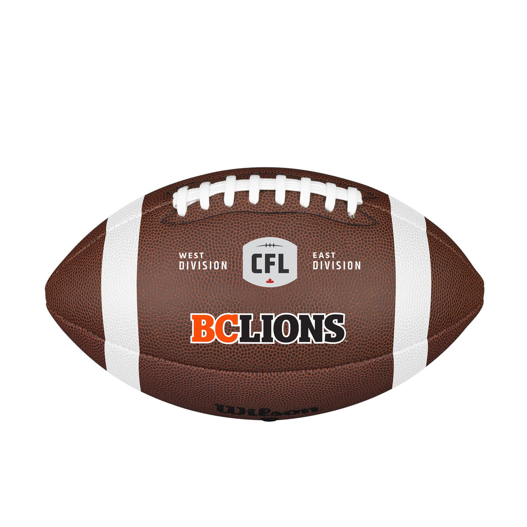 B.C Lions CFL Wilson Backyard Legend Football product image 2, provided for visual reference and product detail review