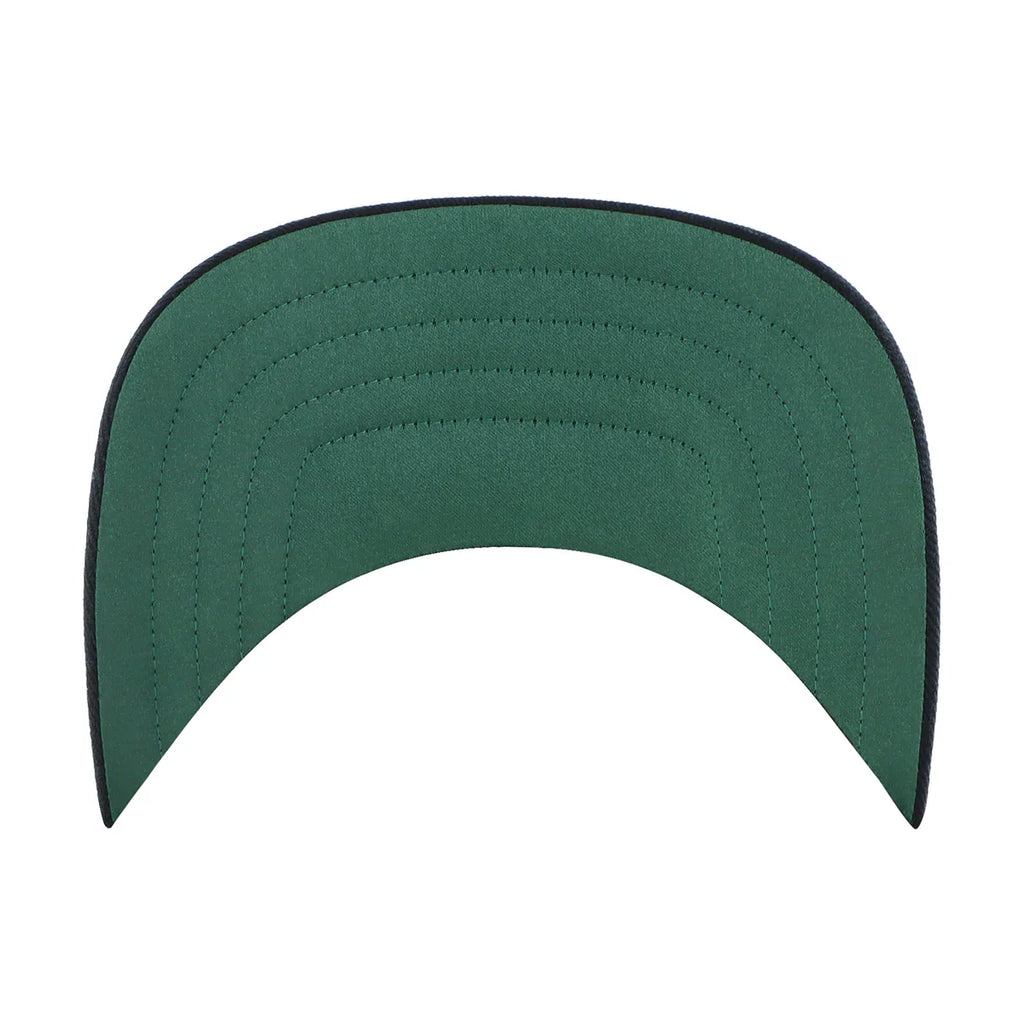Seattle Mariners MLB 47 Brand Men Teal Rawlings Pinstripe Hitch Adjustable Hat product image 3, provided for visual