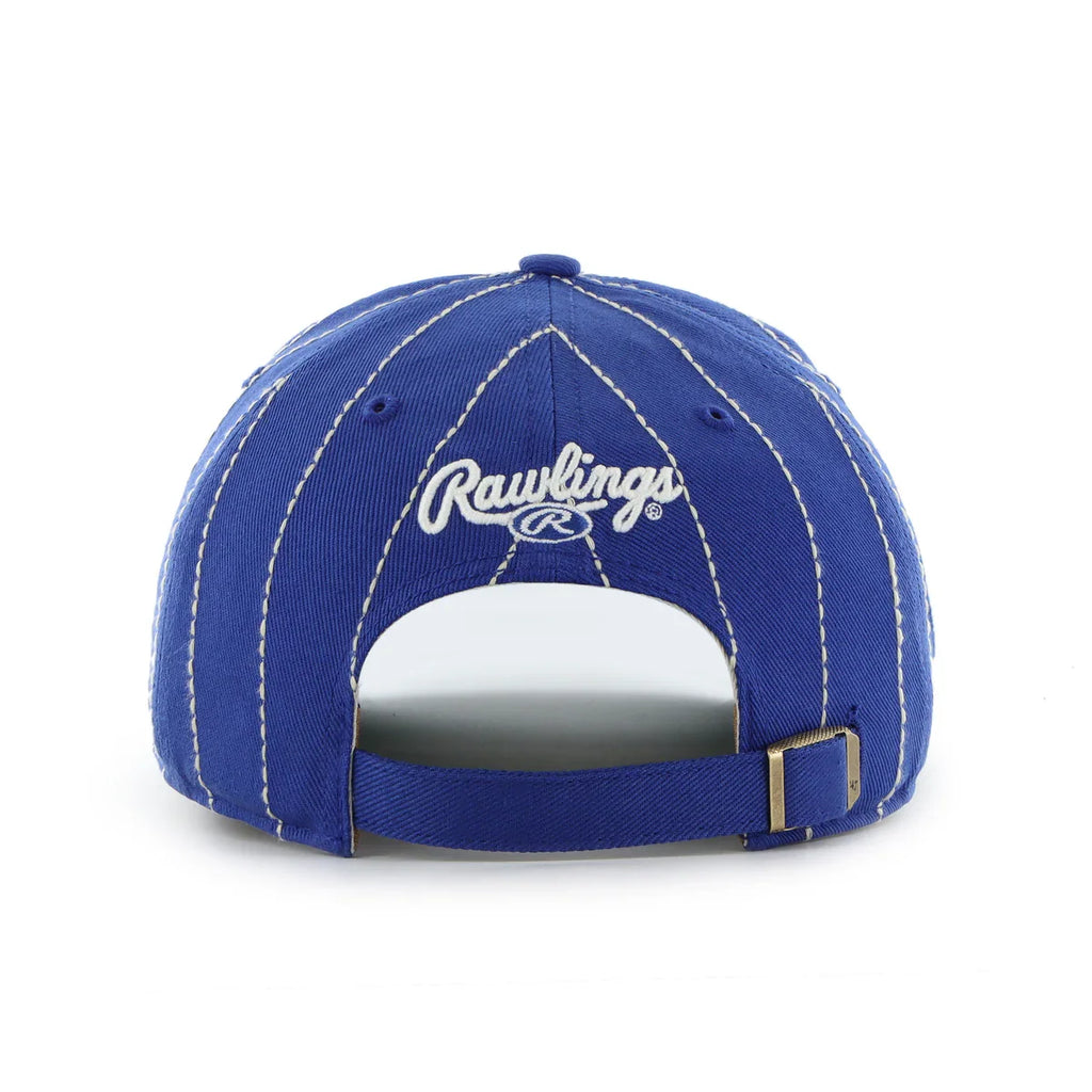 Montreal Expos MLB 47 Brand Men Royal Rawlings Pinstripe Hitch Adjustable Hat product image 3, provided for visual reference