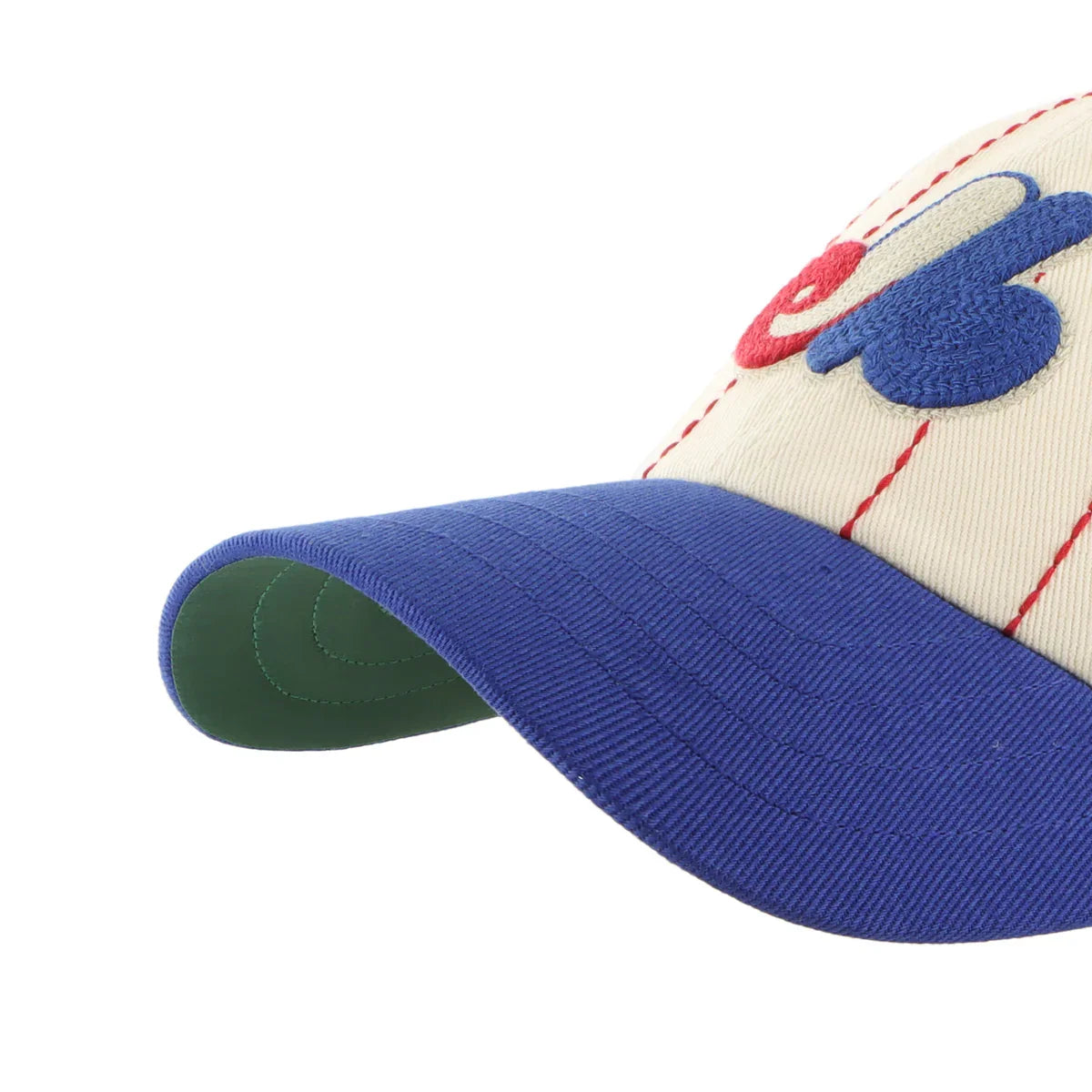 Montreal Expos MLB 47 Brand Men Beige Rawlings Pinstripe Clean Up Adjustable Hat product image 5, provided for visual