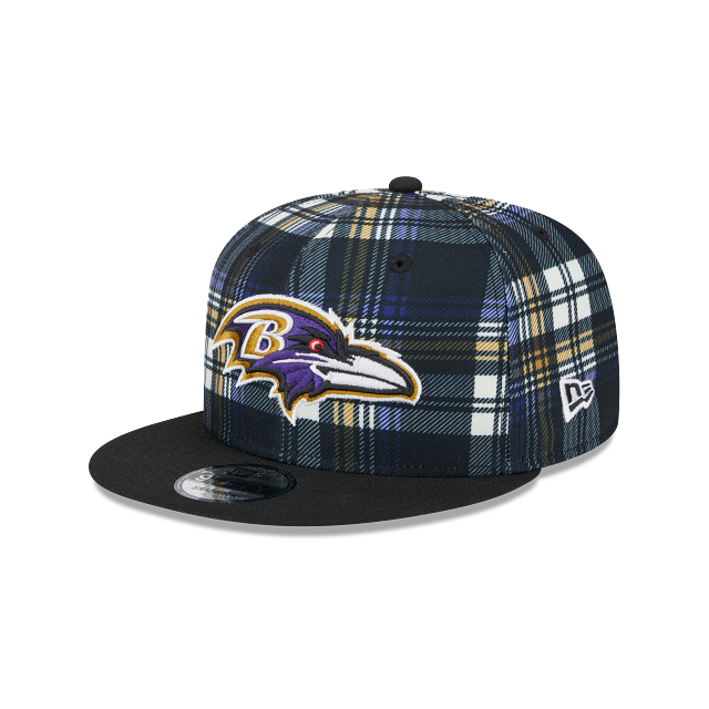 Baltimore Ravens NFL New Era Men Black 9Fifty Sideline Snapback product image 1, provided for visual reference and product
