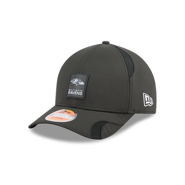 Baltimore Ravens NFL New Era Men Charcoal 9Forty 2025 Sideline M-Crown Snapback product image 1, provided for visual