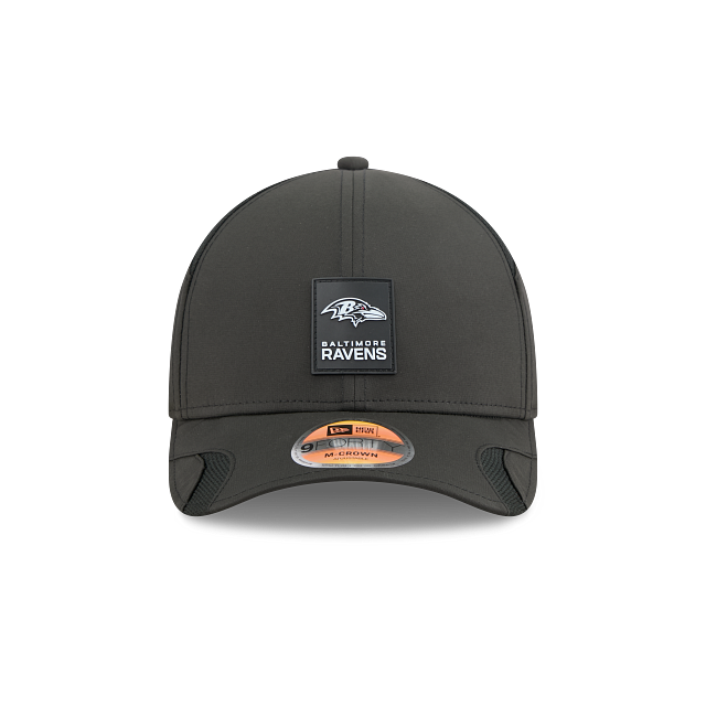 Baltimore Ravens NFL New Era Men Charcoal 9Forty 2025 Sideline M-Crown Snapback product image 3, provided for visual