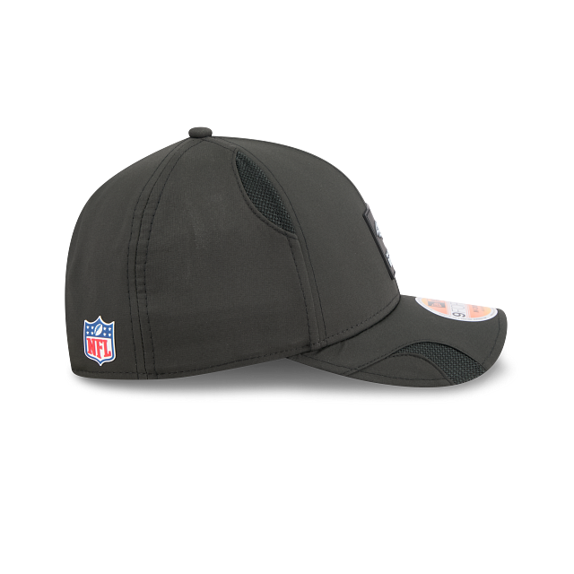 Baltimore Ravens NFL New Era Men Charcoal 9Forty 2025 Sideline M-Crown Snapback product image 6, provided for visual