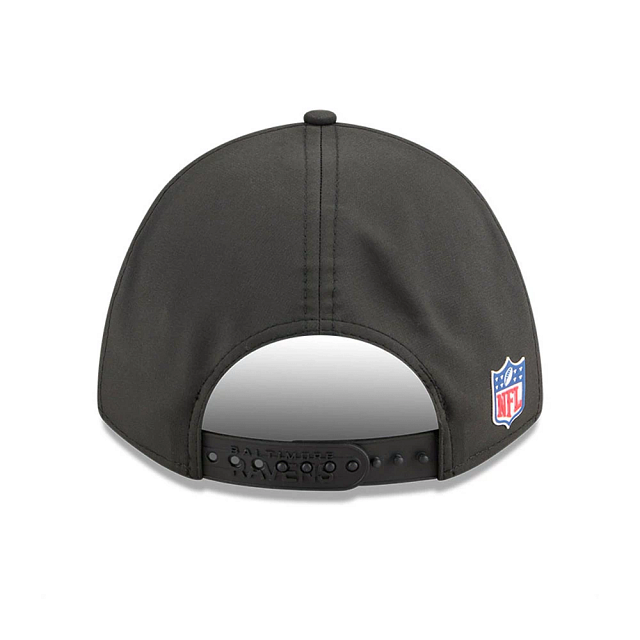 Baltimore Ravens NFL New Era Men Charcoal 9Forty 2025 Sideline M-Crown Snapback product image 2, provided for visual