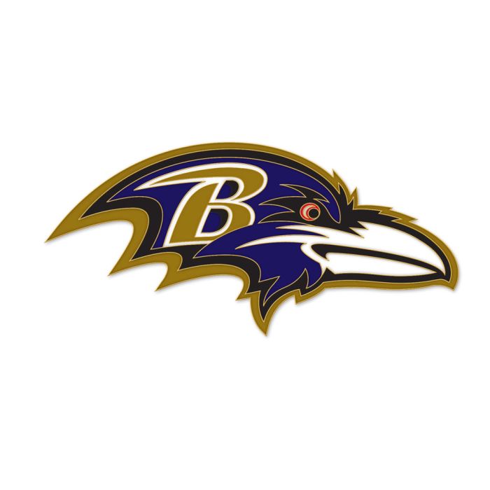 Baltimore Ravens NFL WinCraft Collector Enamel Pin product image 1, provided for visual reference and product detail review