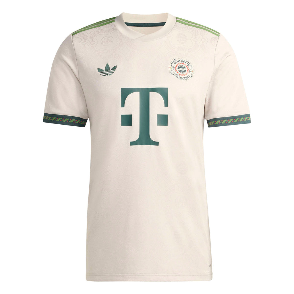 Bayern Munich Bundesliga Adidas Men Beige 2025/26 Wiesn Replica Jersey product image 1, provided for visual reference and