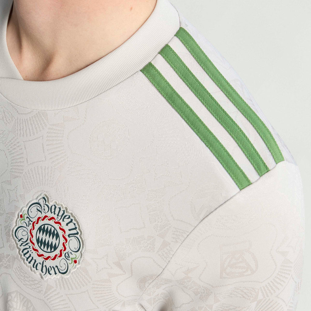 Bayern Munich Bundesliga Adidas Men Beige 2025/26 Wiesn Replica Jersey product image 8, provided for visual reference and