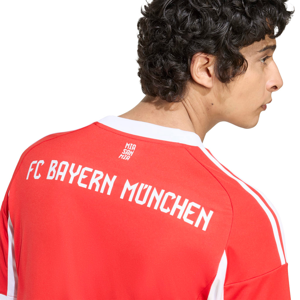 Bayern Munich Bundesliga Adidas Men White/Red 2025/26 Home Replica Jersey product image 7, provided for visual reference and