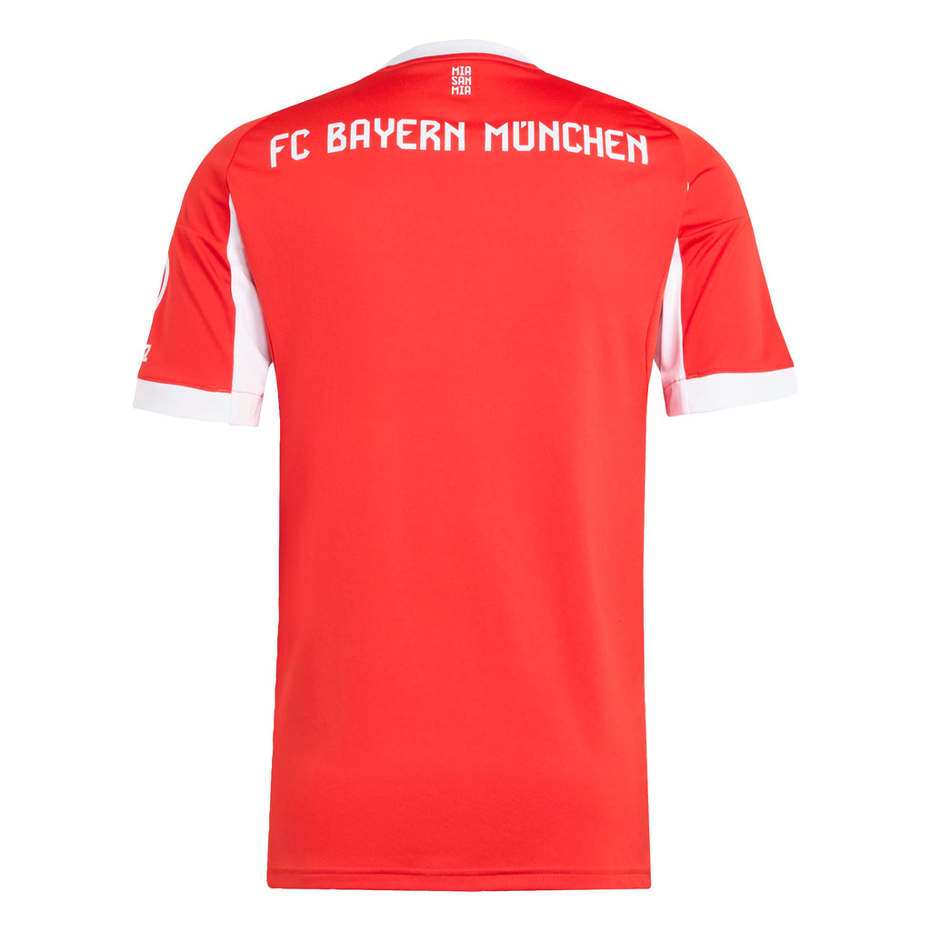 Bayern Munich Bundesliga Adidas Men White/Red 2025/26 Home Replica Jersey product image 2, provided for visual reference and
