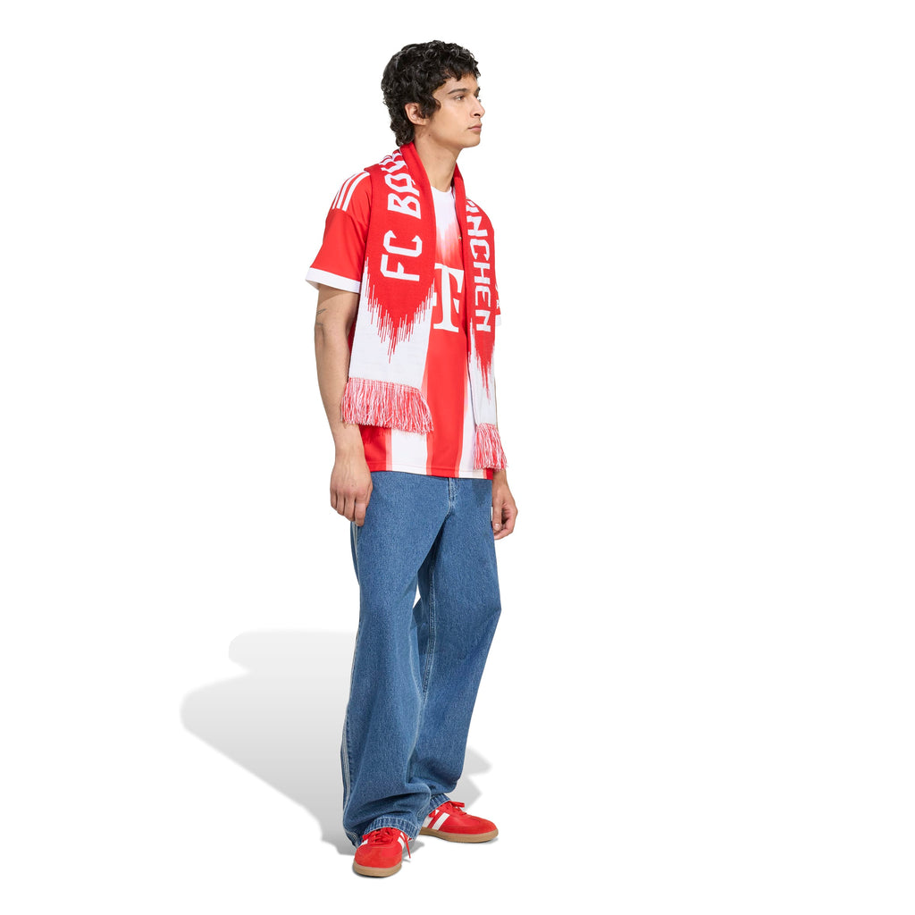 Bayern Munich Bundesliga Adidas Men White/Red 2025/26 Home Replica Jersey product image 5, provided for visual reference and