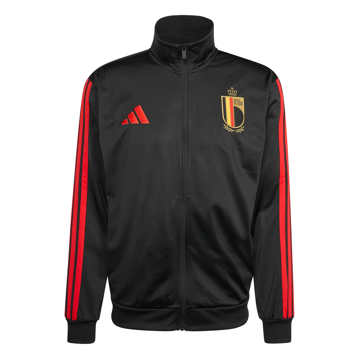 Belgium National Team FIFA Adidas Men Black DNA Track Top Jacket product image 1, provided for visual reference and product